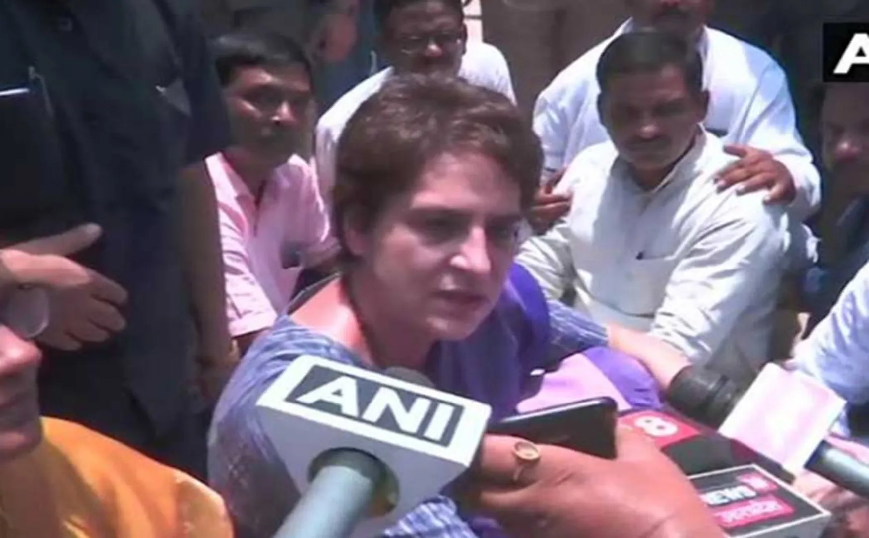  Priyanka Gandhi Vadra in Narayanpur on if she has been arrested